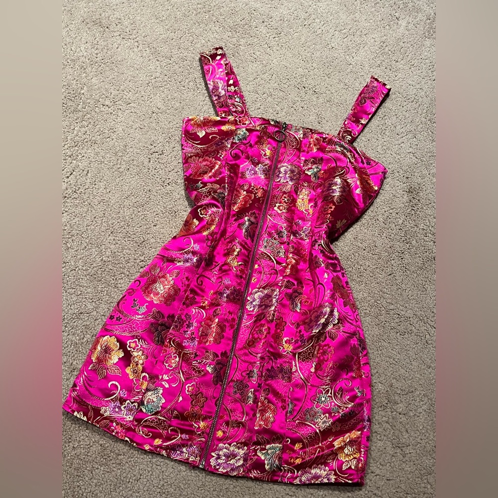 Asian inspired mini dress